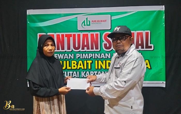 DPD ABI Kukar Salurkan Donasi kepada Korban Kebakaran di Tenggarong